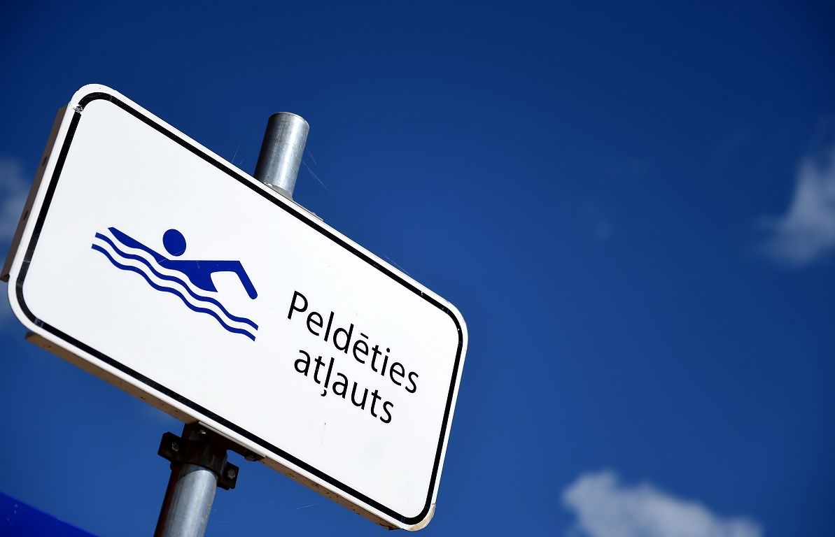 In the official bathing areas of Latvia, water quality meets the requirements / day
