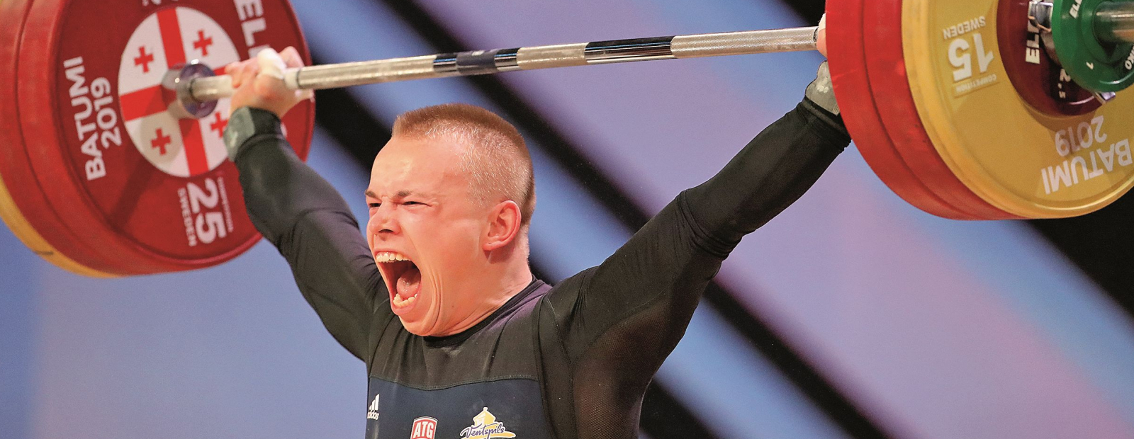 Suharev wins sixth place in the European weightlifting championship / Day