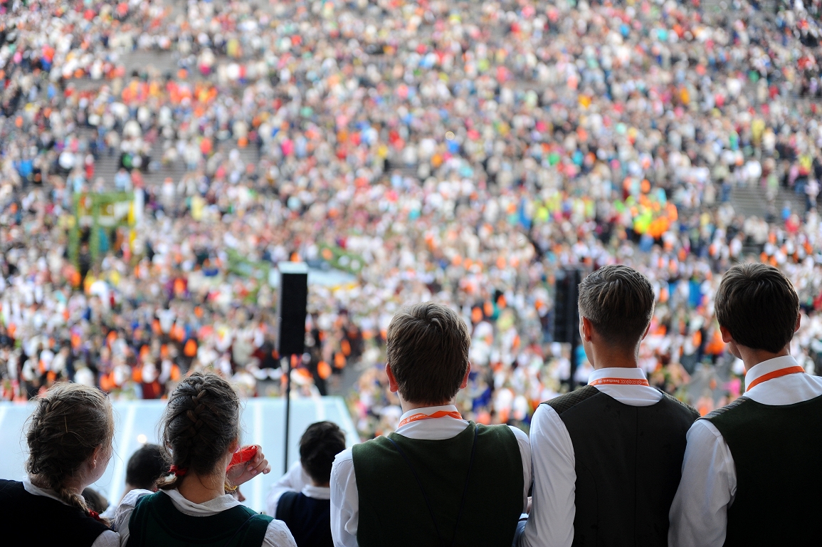 This year, 1680 collectives / day are involved in the Song and Dance Celebration process