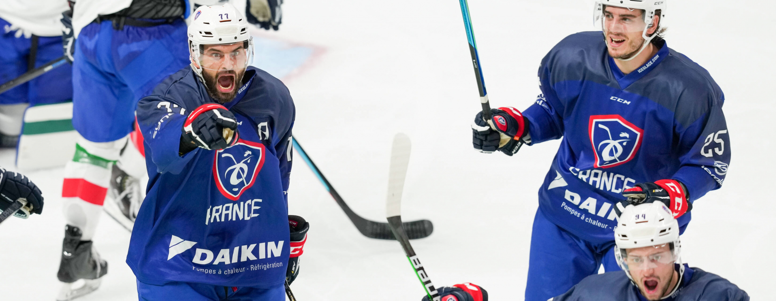 French hockey players win second victory in Beijing Olympic qualifying tournament in Riga / Day