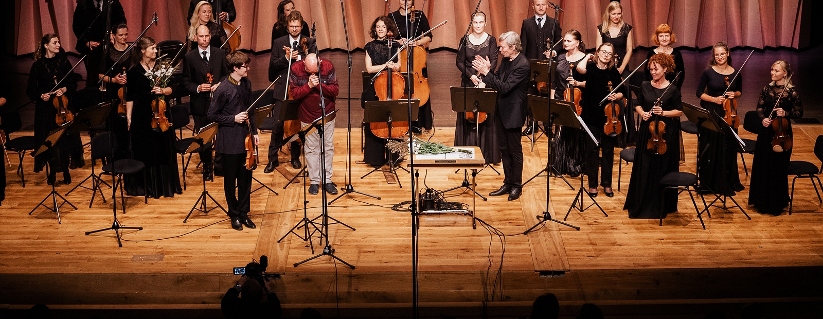 The premiere of Pēteris Vasks’ Violin Concerto in the Evening Light / Day