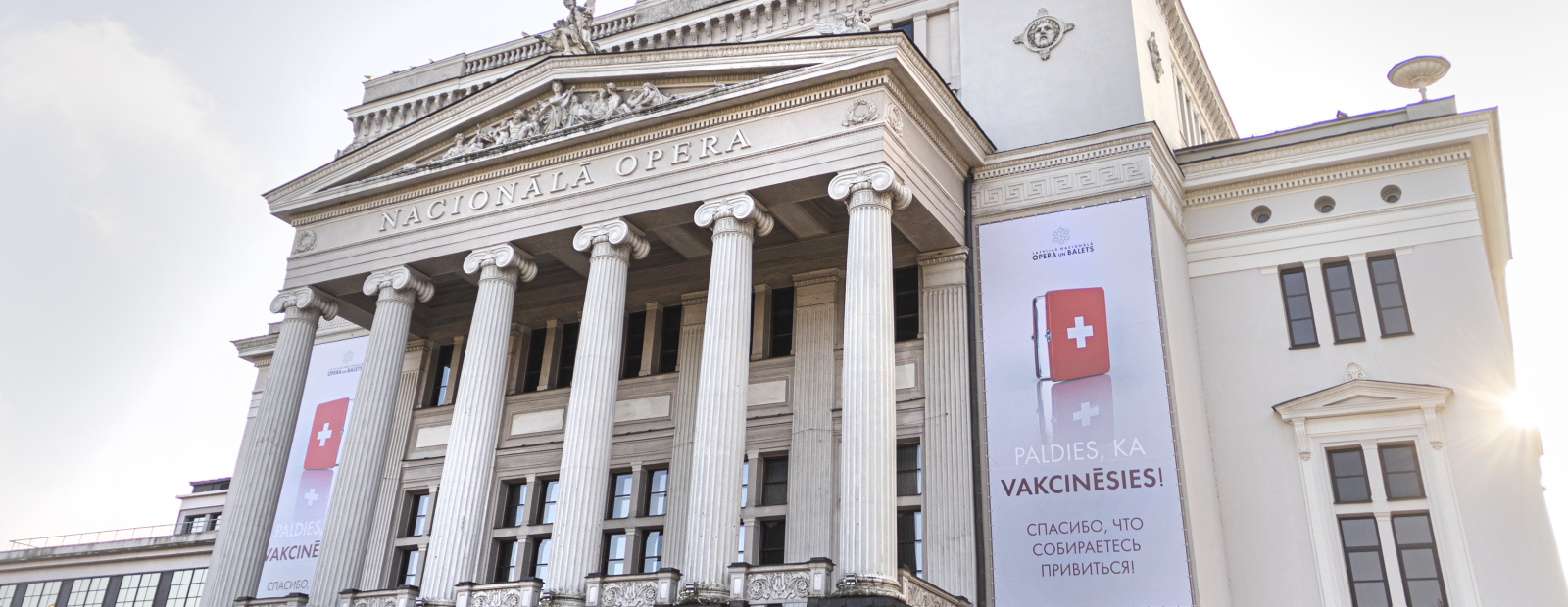 The Latvian National Opera and Ballet invites to use the vaccination opportunity at the White House / Day