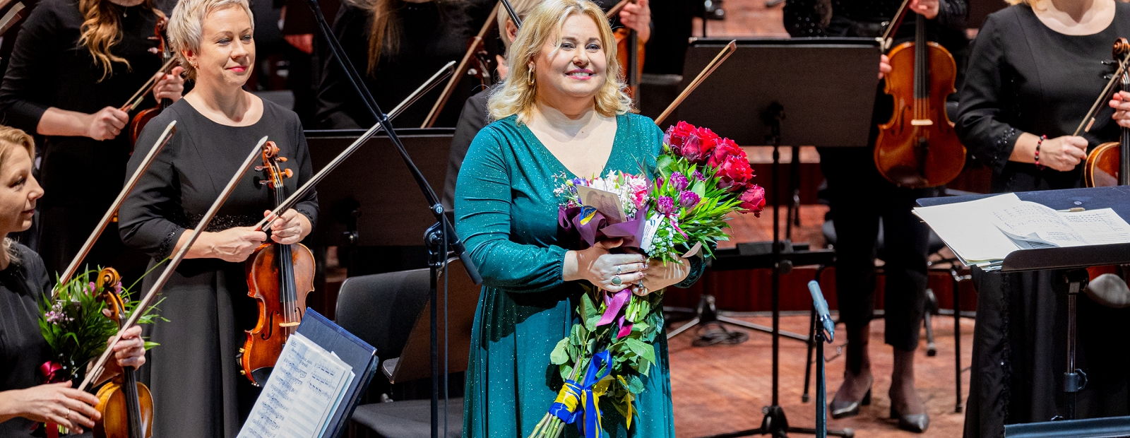 The 30th Liepaja International Star Festival / Day concludes with the concert of the Ukrainian opera diva Ludmila Monastirska