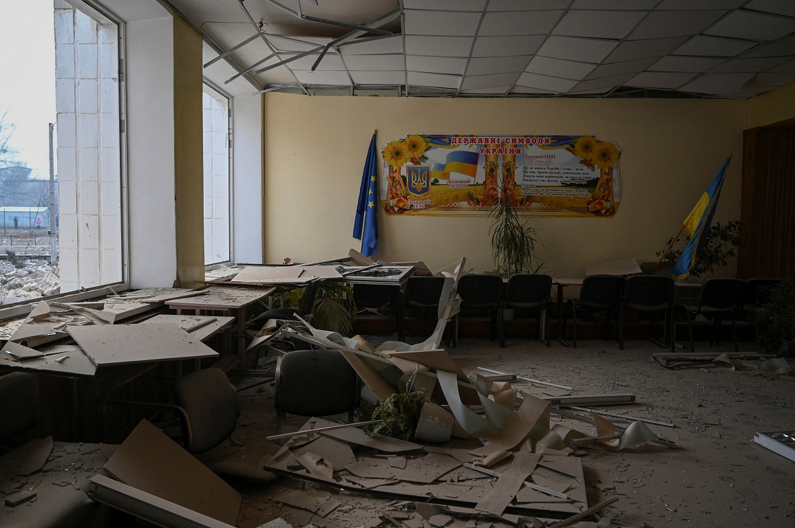 Ministrs: Karadarbībā cietis 17,1% Ukrainas izglītības iestāžu