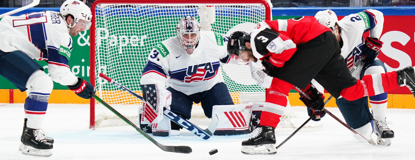 US hockey players only beat Austria in overtime, France beat Kazakhs / Day