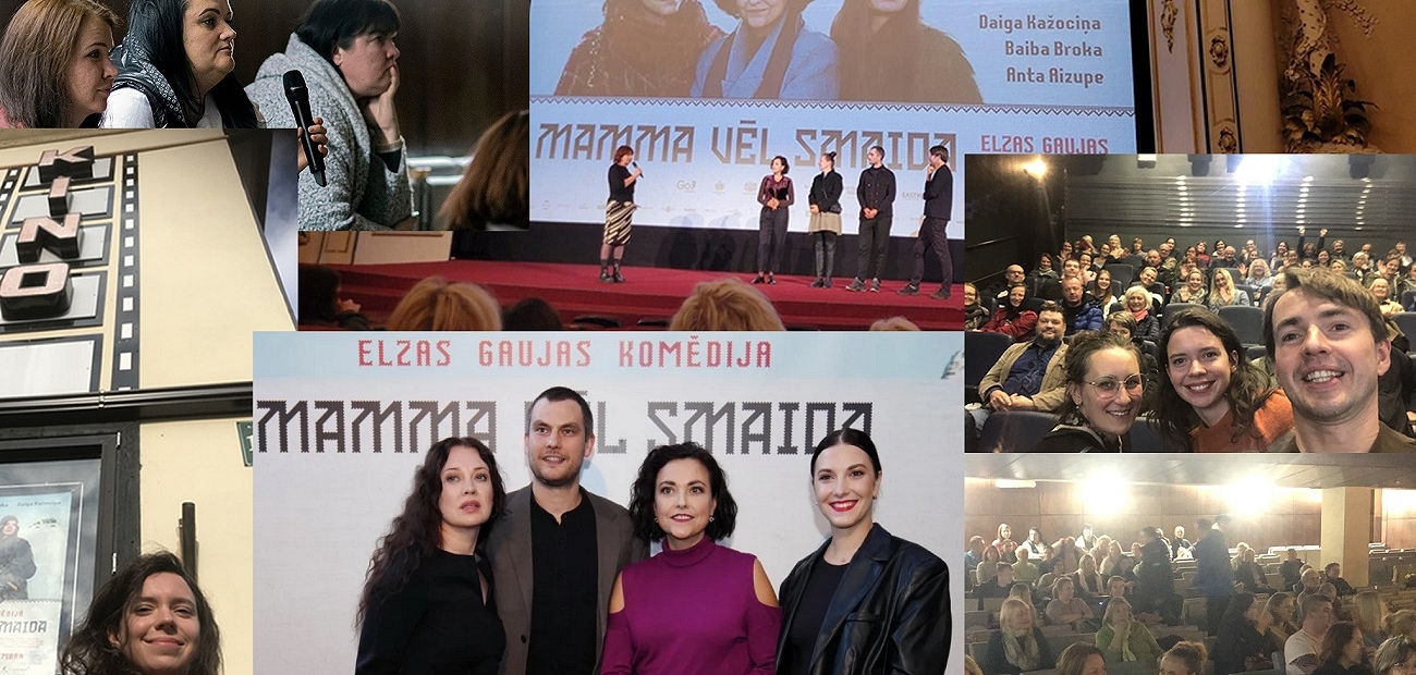 The comedy Mama Smiles Again / Diena begins to be shown in Latvian cinemas with great interest from the public