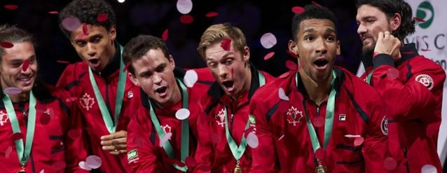 Canadian tennis players win Davis Cup for the first time in history / Day