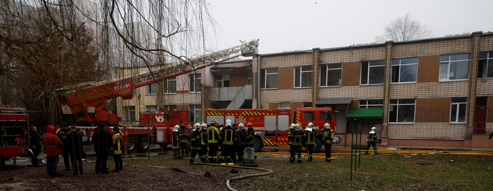 In Ukraine, the Minister of Internal Affairs and 15 other people died in a helicopter crash next to a kindergarten / Diena