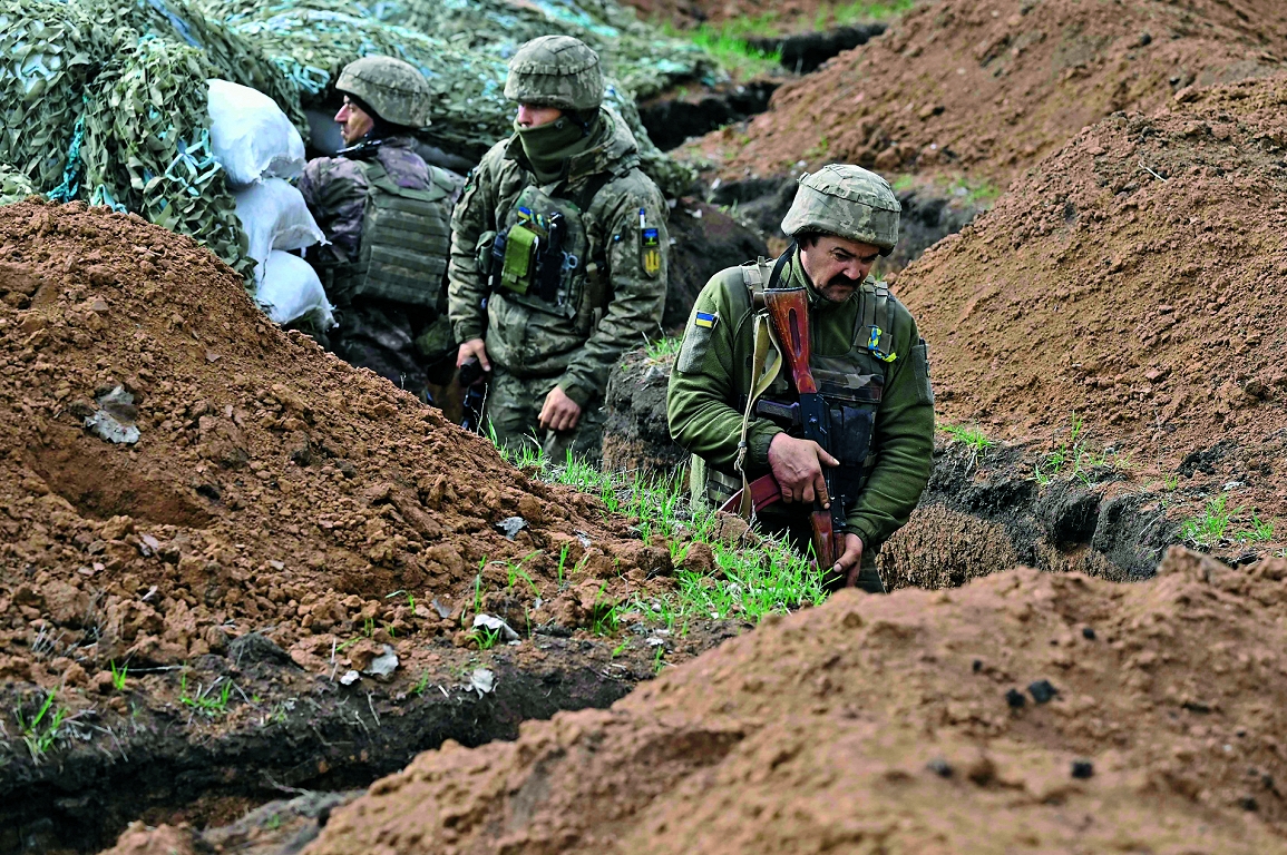 Ukrainš diennakts laikā iznīcināti 1050 iebrucēji