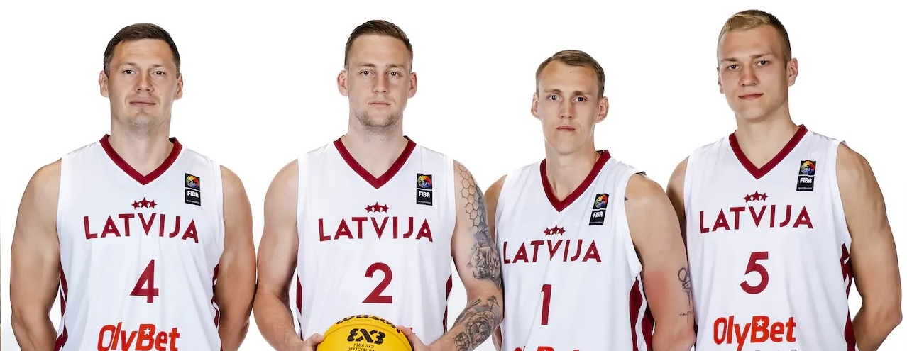 La selección letona de baloncesto 3×3 gana el segundo partido de la Copa del Mundo / Diena