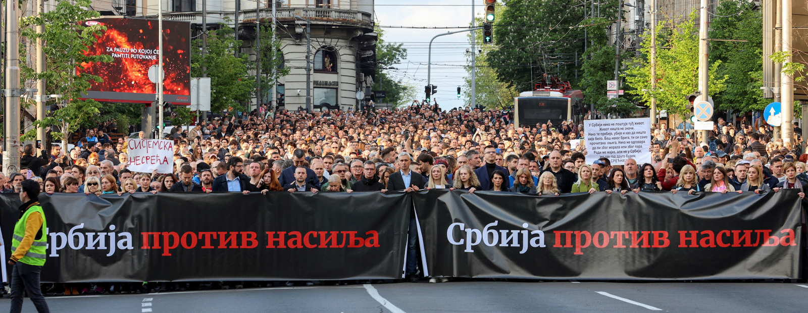 “Mass Shootings in Serbia spark protests and political turmoil”