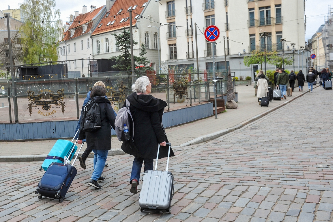 In Riga, the number of foreign guests increased by 20% / day in the first quarter