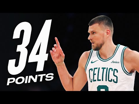Porziņģis gūst 34 punktus Celtics uzvarā Ņujorkā