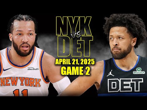 Pistons pārtrauc NBA zaudējumu rekordsēriju "play off" mačos, panākot neizšķirtu pret Knicks