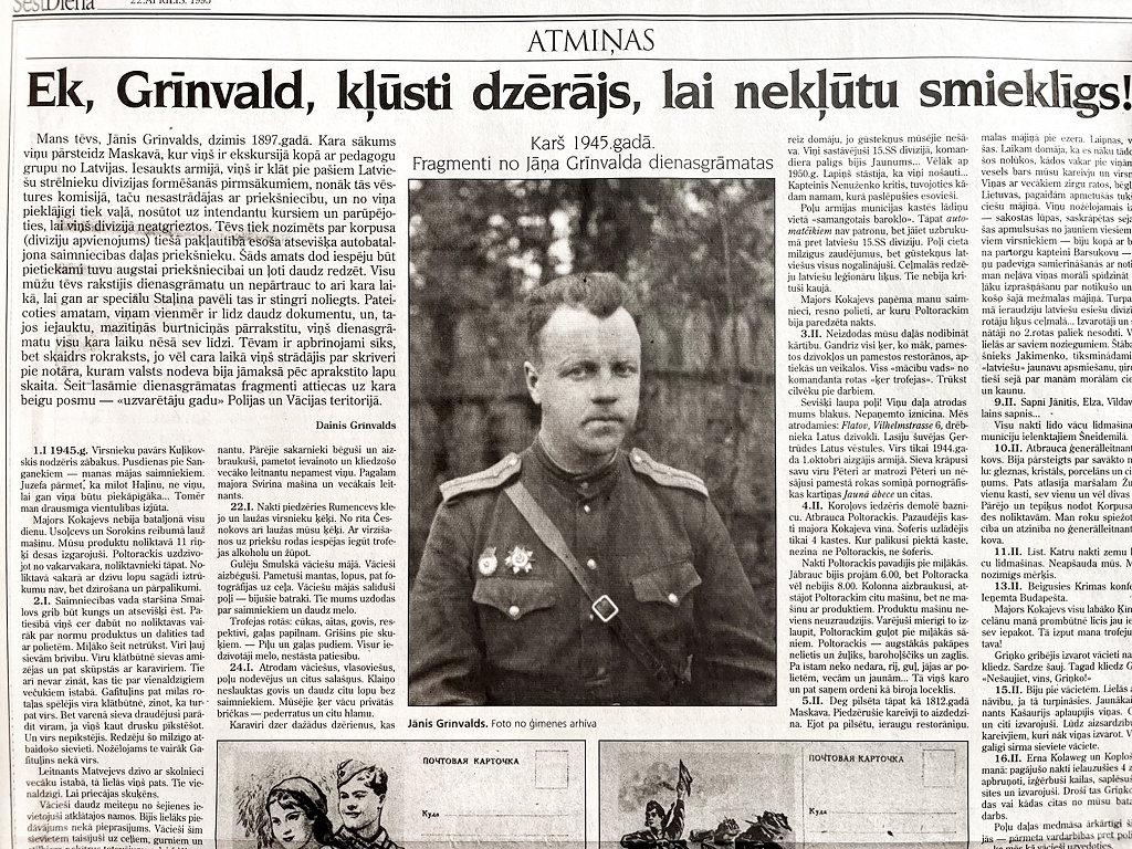 Vēsture Dienā: Osvoboģīķeļu tikumi