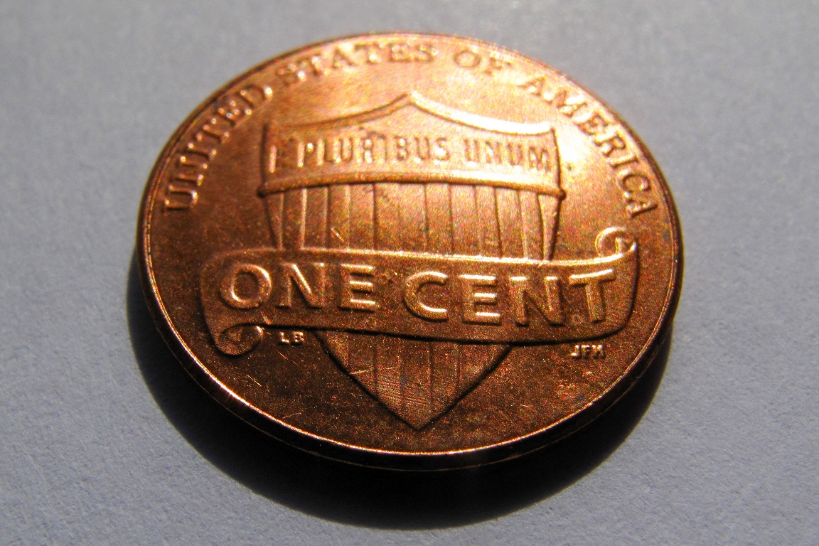 The US will give up one cent coins / day