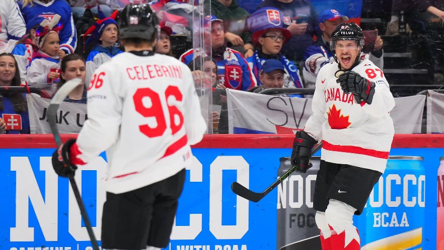 Canadian hockey players for Latvia’s next opponent, Slovakia, deny the goal / day