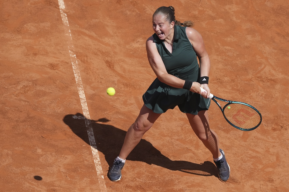 Ostapenko Loss of World Fifth Racket Paolini Paolini Rome WTA 1000 Series Tournament Eighth Final / Day