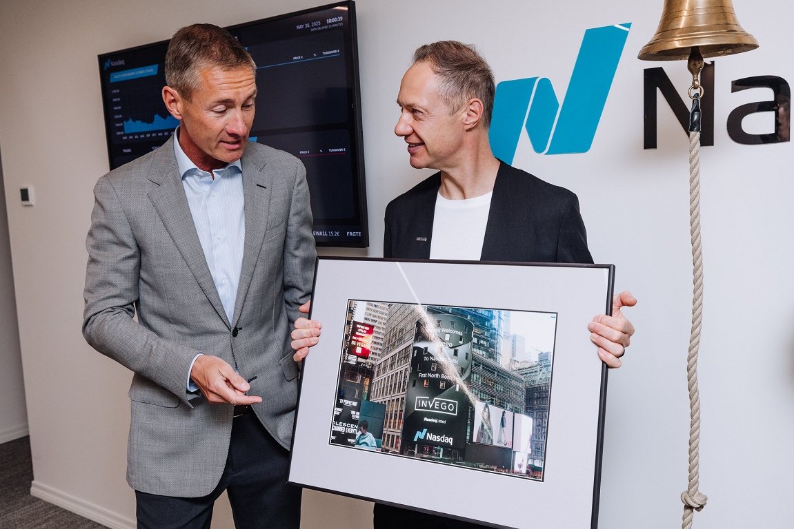 Begins Invego bond trade in Nasdaq Baltic First North Market / Day