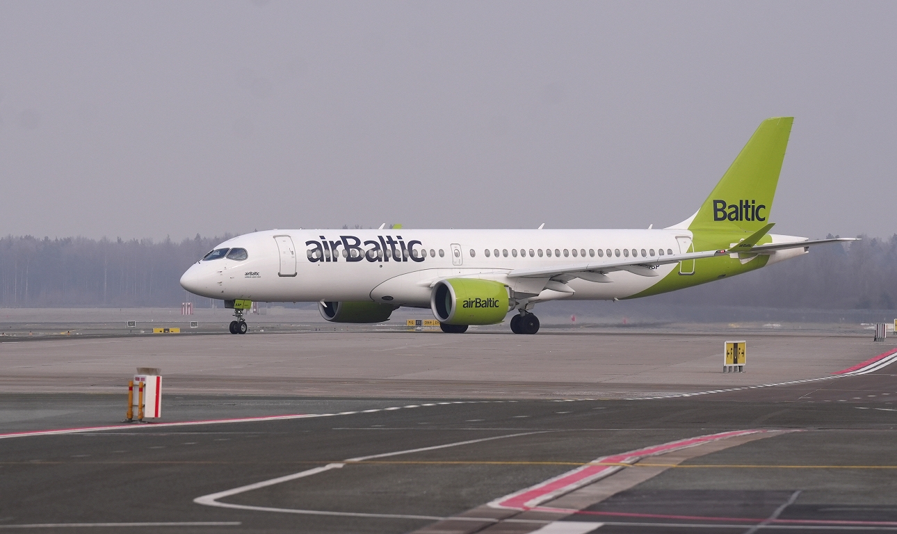 The number of passengers carried by airBaltic has increased by 8.8% / day in four months