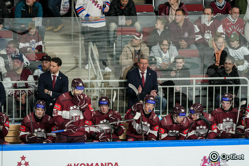 Latvian hockey players in the last Test game in extra time concede to the hosts of the field for Norwegians / day