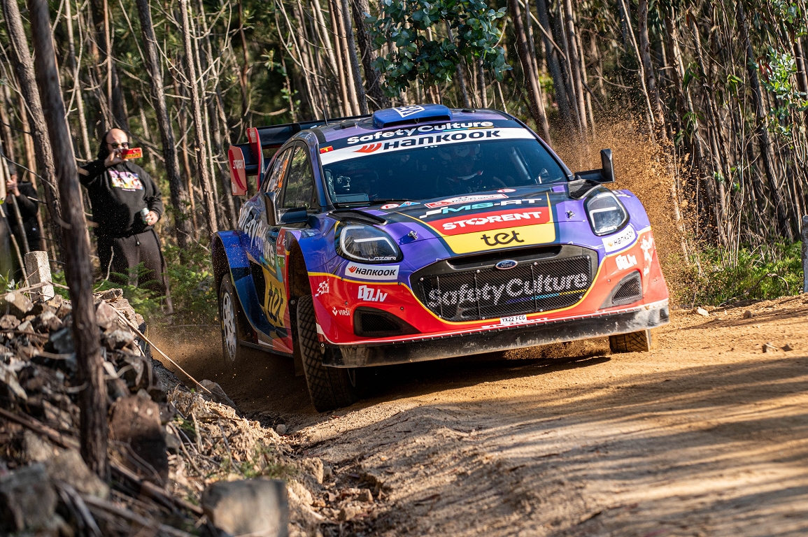 The ninth score of Seska crew in WRC Portugal Rally in the first stage / day