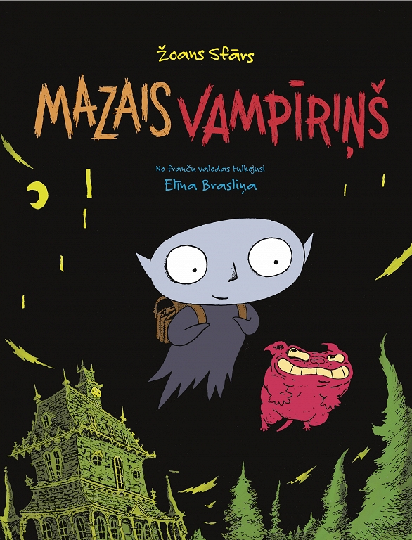 Large and small issues of French author Joan Sfara’s comic little vampire / day