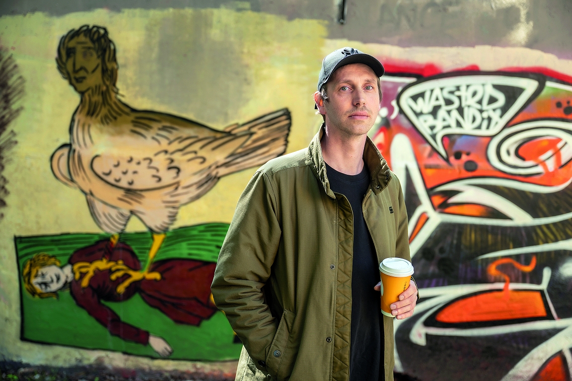 Street art in the market / day