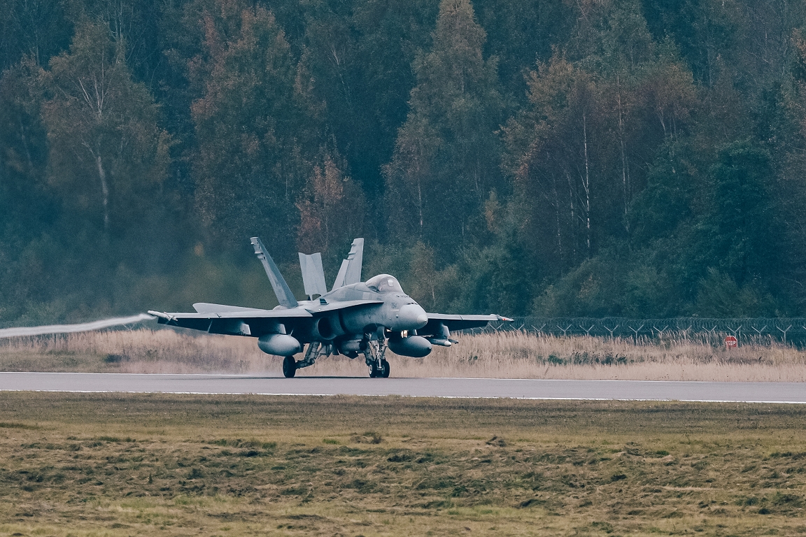 Latvijas austrumos naktī lidojušie NATO iznīcinātāji atgriezušies bāzēs