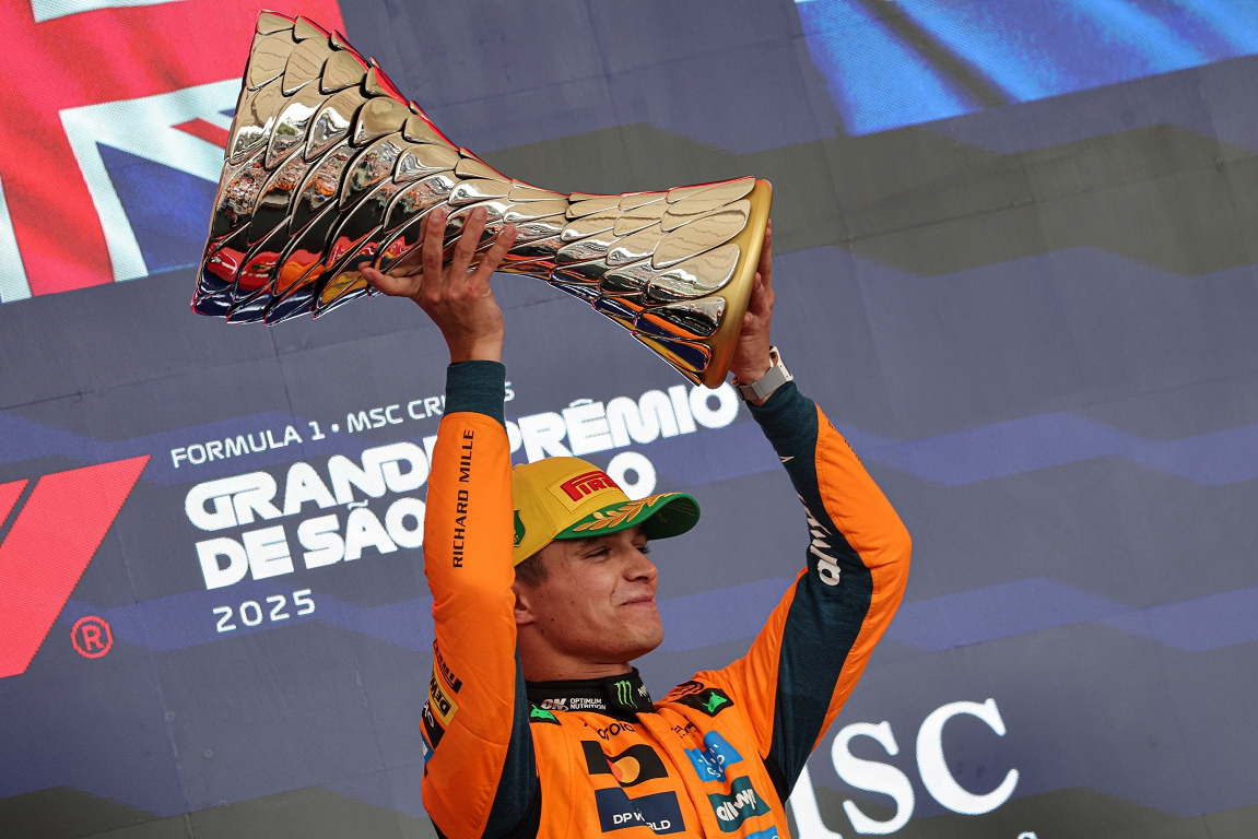 Noriss uzvar Sanpaulu Grand Prix un nostiprina vadību kopvērtējumā