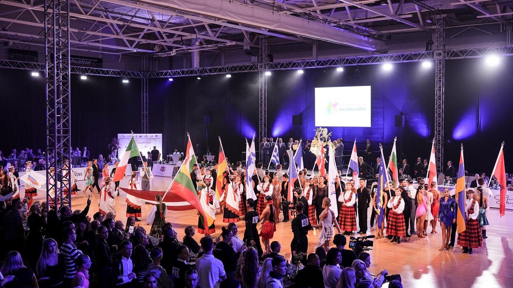 Sestdien populārā Salaspils Open 2025 ietvaros šogad vienīgais pasaules čempionāts Latvijā sporta dejās