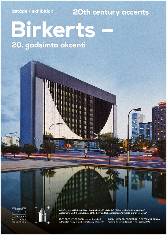 Latvijas Arhitektūras muzejā skatāma izstāde Birkerts – 20. gadsimta akcenti