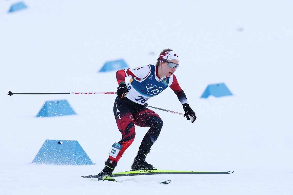 Eidukai 15. vieta olimpiskajās spēlēs desmit kilometru distancē