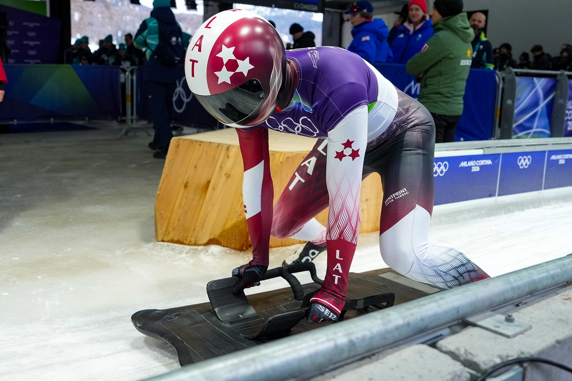Skeletonists Indriksons pēc olimpisko spēļu otrā brauciena saglabā 17. vietu