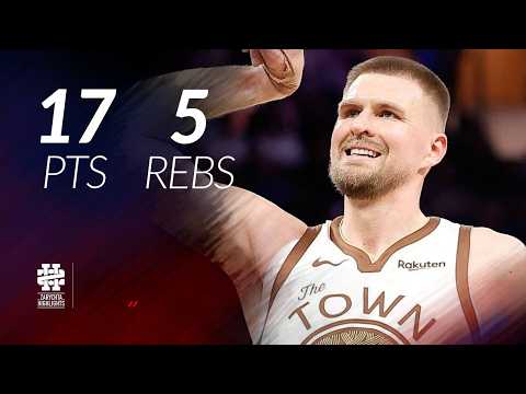 Porziņģis gūst 17 punktus Warriors uzvarā pār Nets