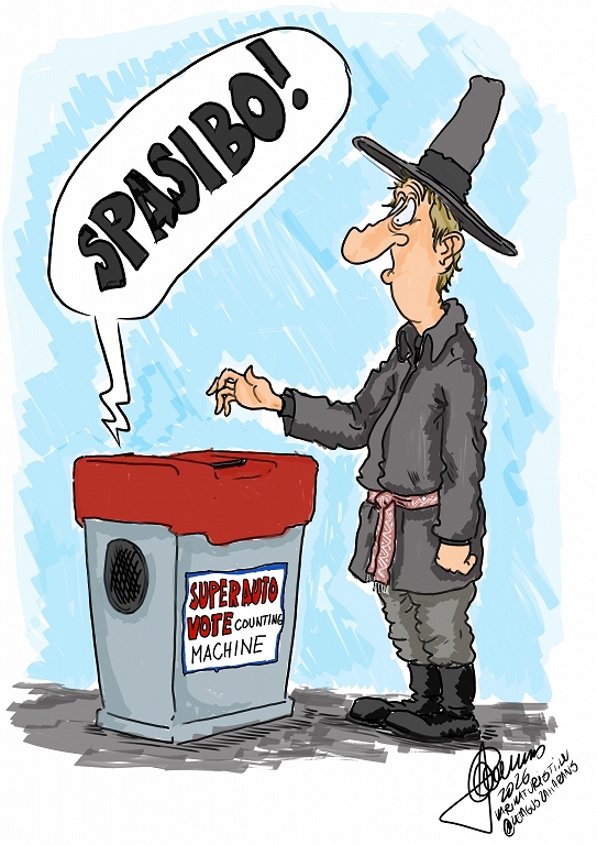 Balsu skaitīšanas mašīna