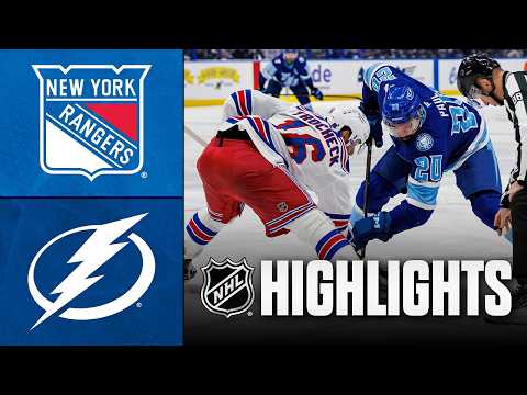 Girgensonam rezultatīva piespēle Lightning zaudējumā Rangers