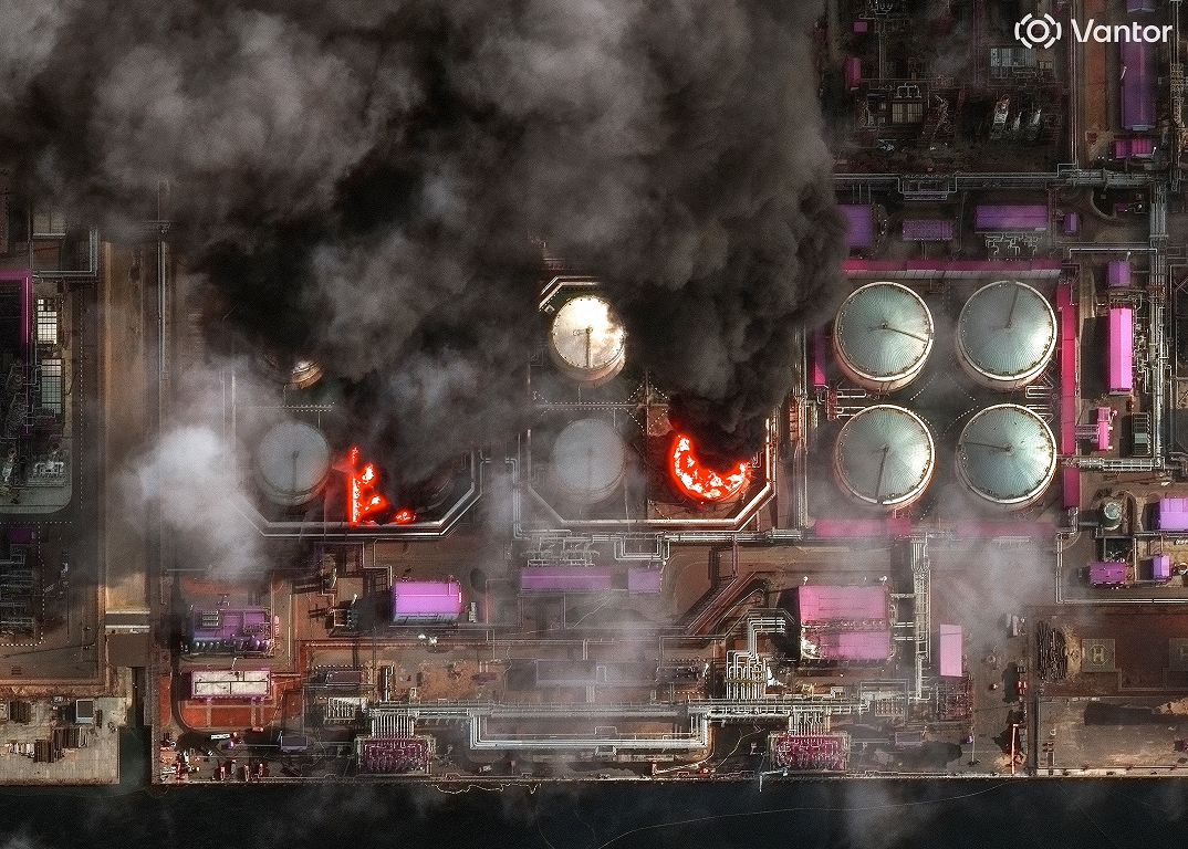 Droni atkal uzbrukuši Ustjlugas ostai