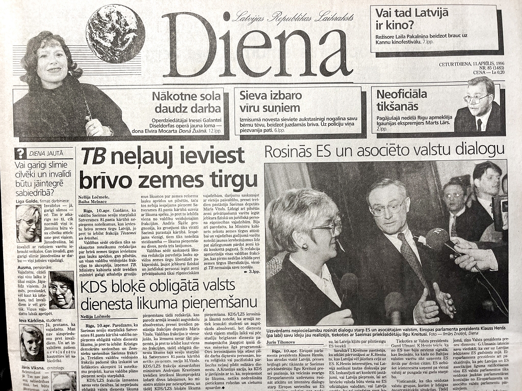 Vēsture Dienā: Beidzot jutās brīva