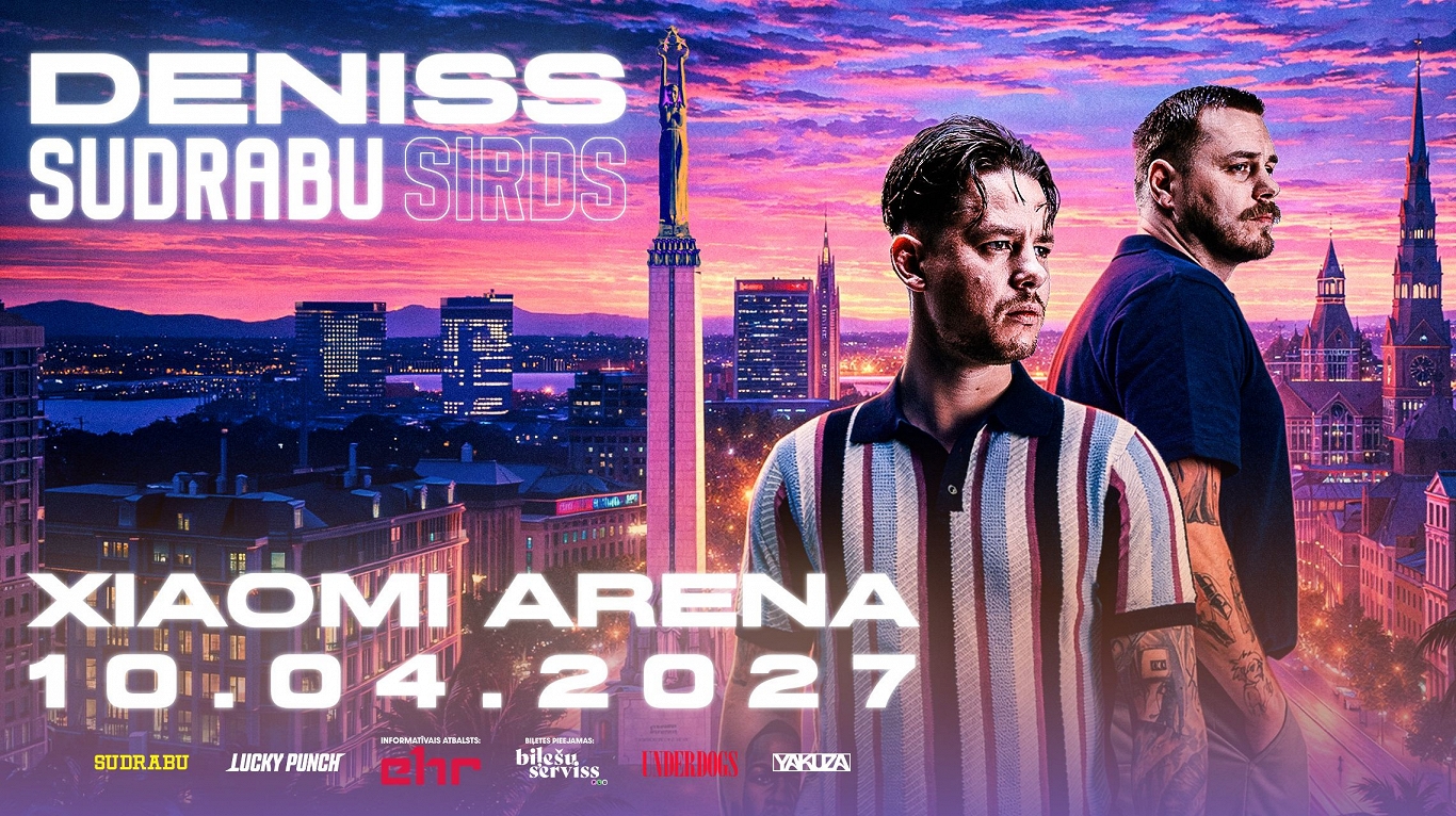 Deniss un Sudrabu Sirds izziņo vērienīgu Double D Show Xiaomi Arēnā