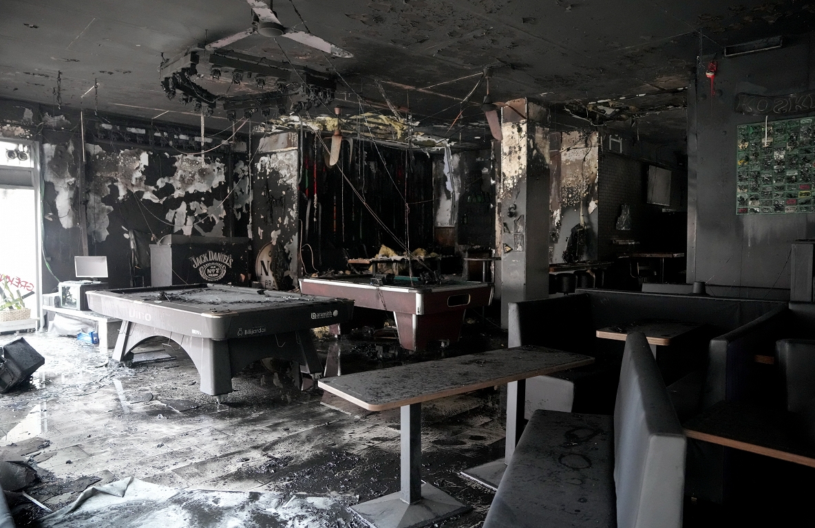 Ugunsgrēks The Sinners bārā, iespējams, izcēlies īssavienojuma dēļ