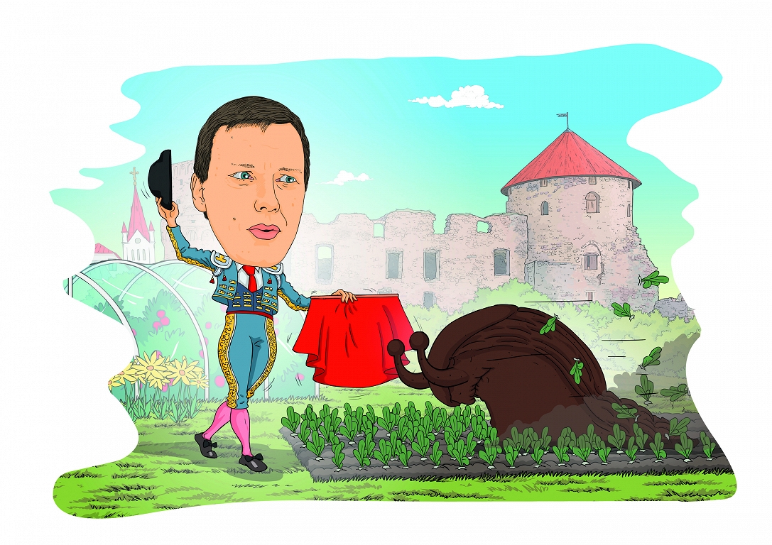 Kailgliemežu korrida Cēsīs