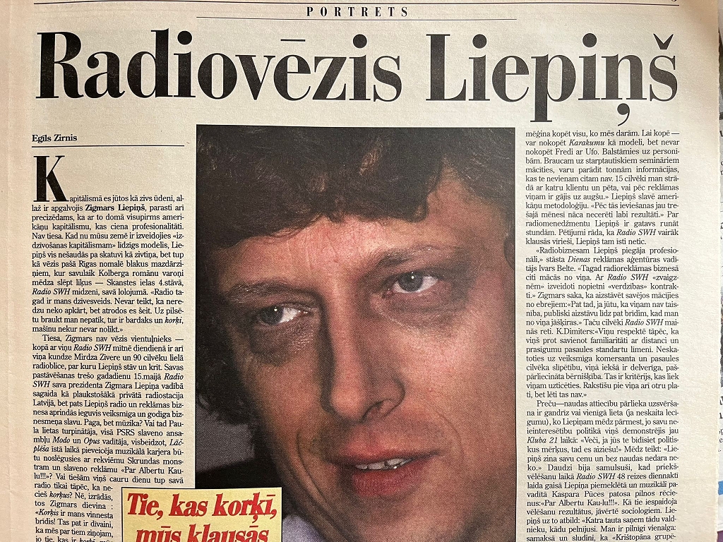 Liepiņš kapitālisma ūdeņos