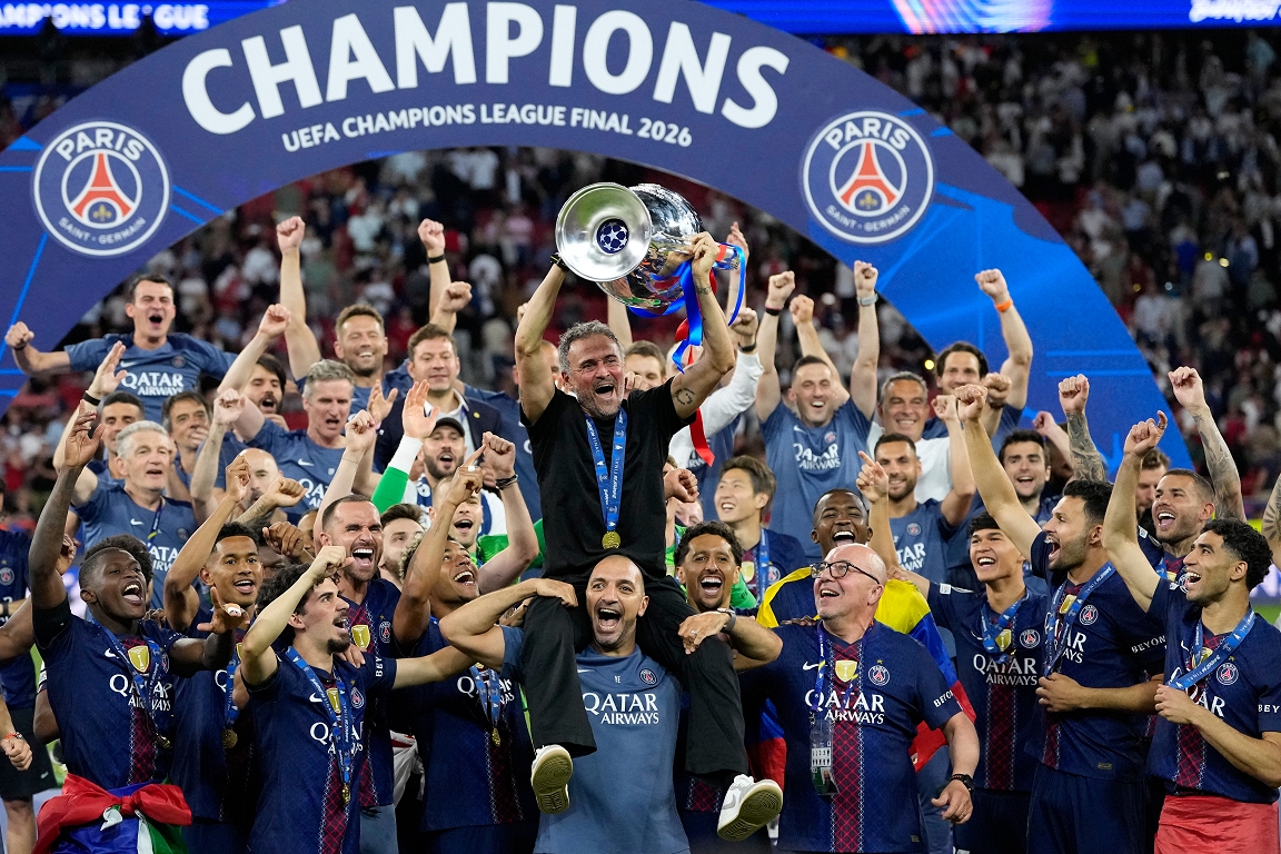 PSG futbolisti Budapeštā pēcspēles sitienos uzvar UEFA Čempionu līgā