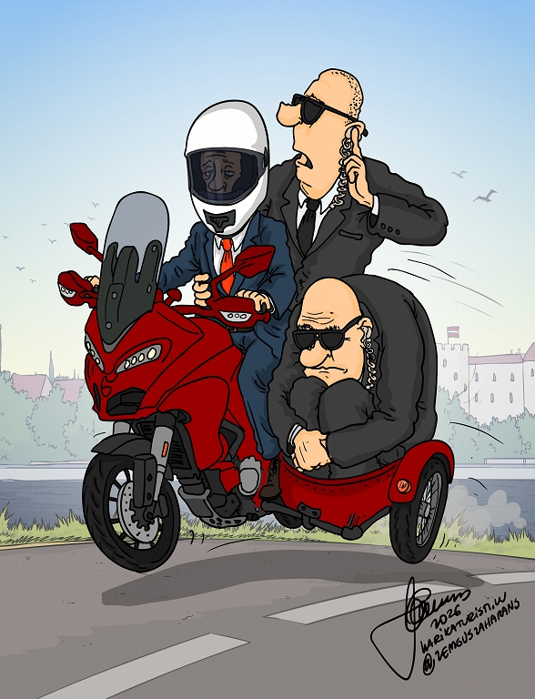 Premjers uz motocikla