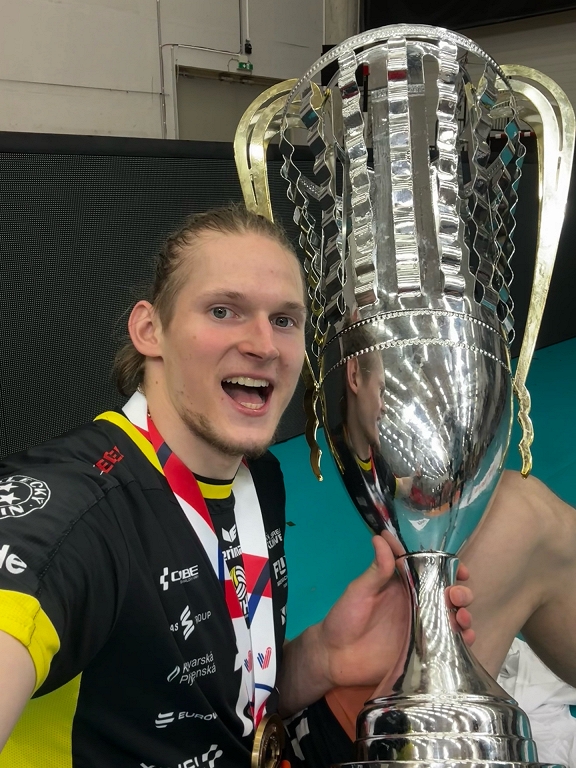 Volejbolists Jansons izcīna Čehijas čempiontitulu