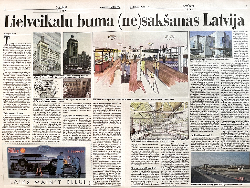 Vēsture Dienā: Lielveikalu dzemdības
