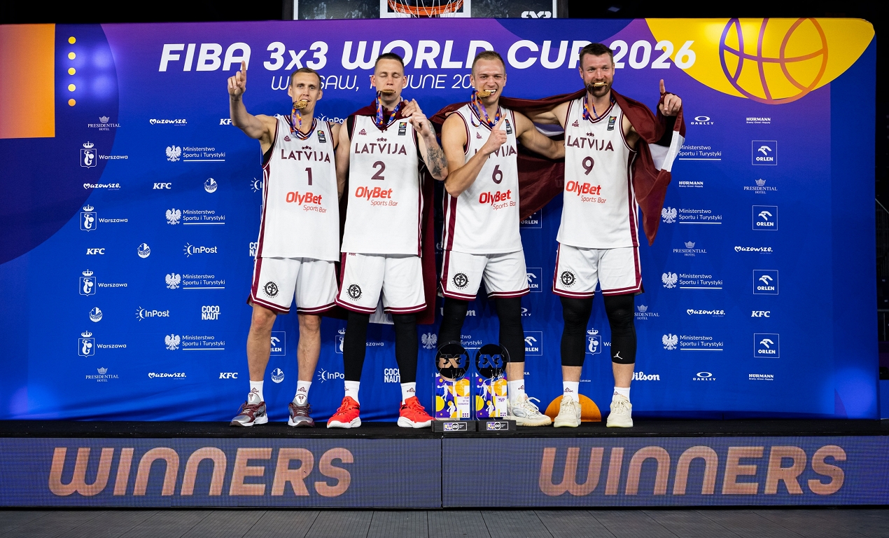 Latvijas 3x3 basketbolistus Rīgā sagaida pāris simti līdzjut