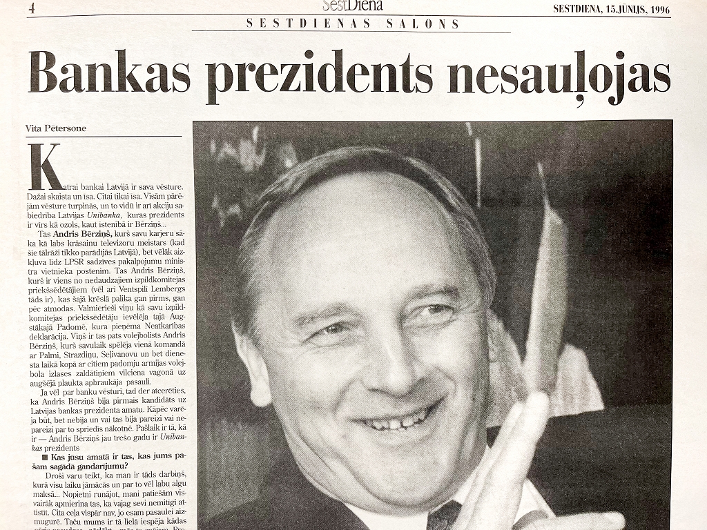 Vēsture Dienā: Bērziņš un Ādamsons
