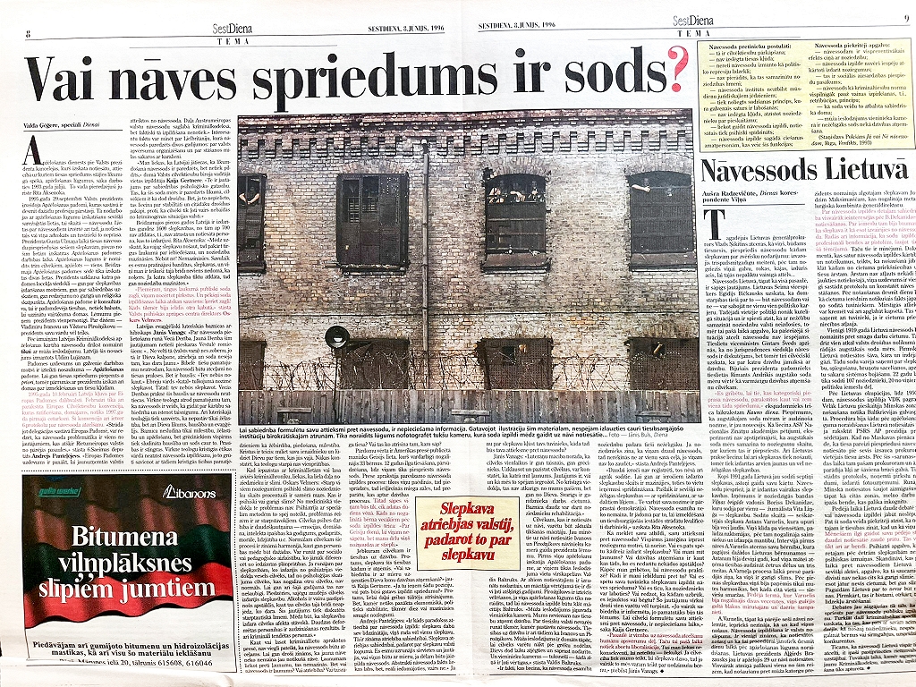 Vēsture Dienā: Valstij nebūs nokaut